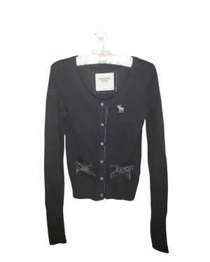 A&F Navy Cardigan