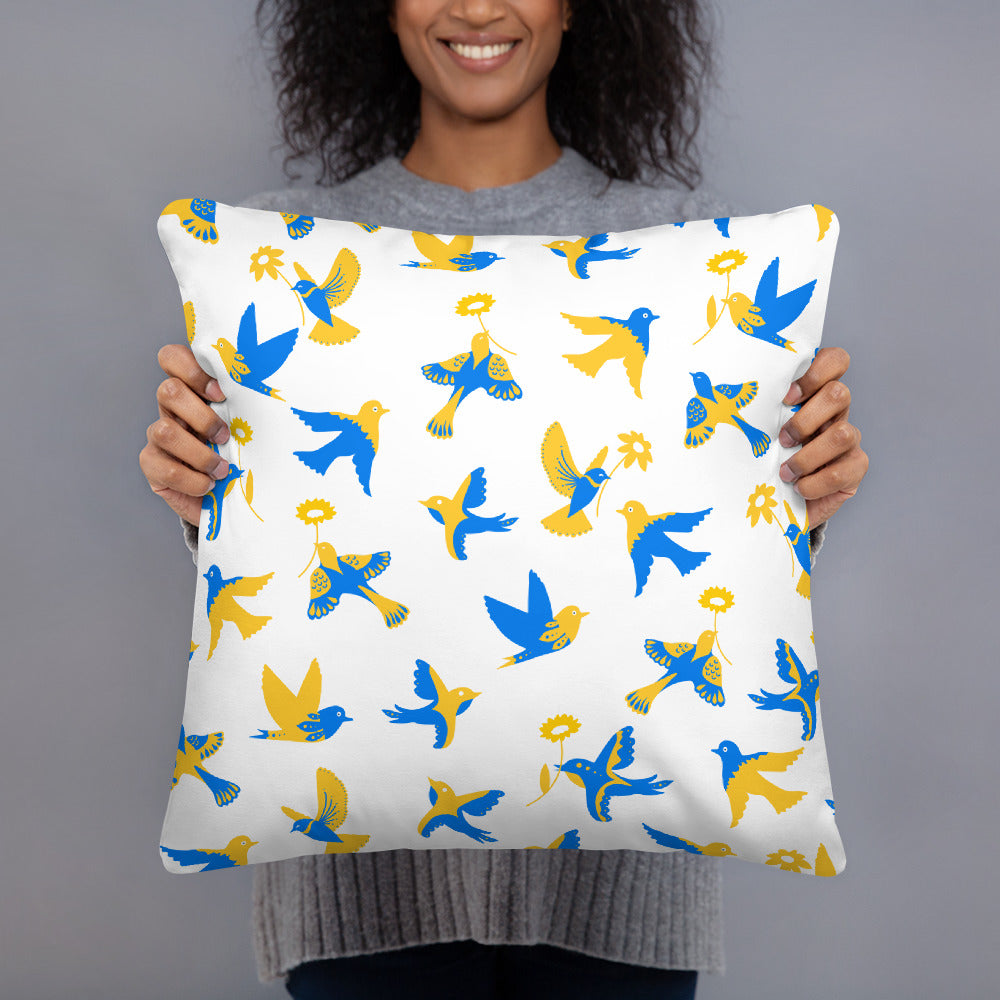 I Will Always Love You Pillow Blue Bird