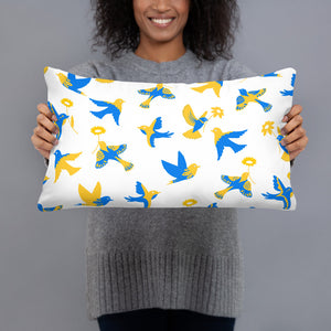 I Will Always Love You Pillow Blue Bird