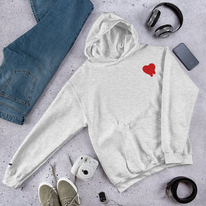 DON'T Embroidered Heart Hoodie