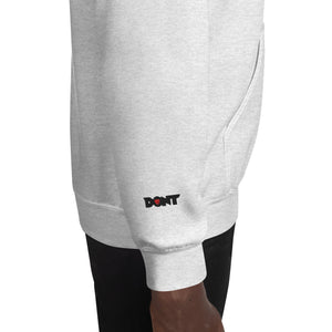 DON'T Embroidered Heart Hoodie