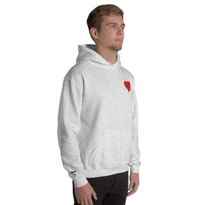 DON'T Embroidered Heart Hoodie