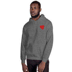 DON'T Embroidered Heart Hoodie