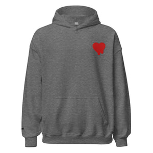 DON'T Embroidered Heart Hoodie