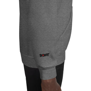 DON'T Embroidered Heart Hoodie