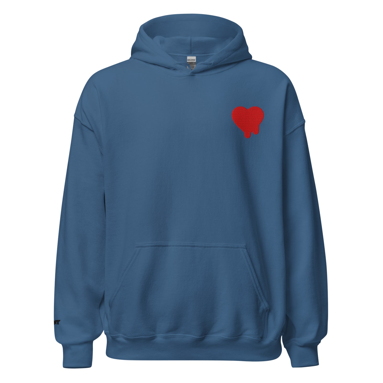 DON'T Embroidered Heart Hoodie