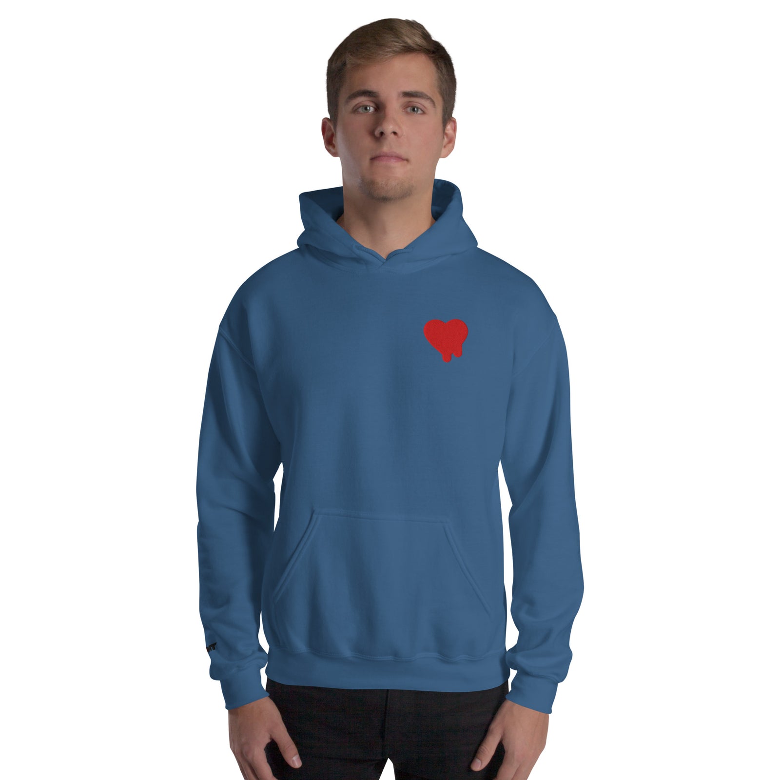 DON'T Embroidered Heart Hoodie