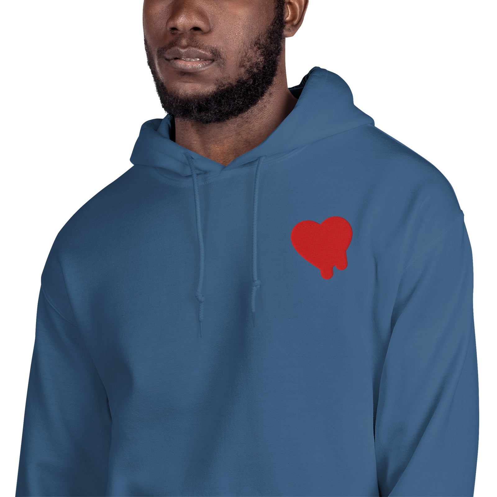 DON'T Embroidered Heart Hoodie