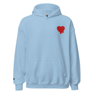 DON'T Embroidered Heart Hoodie