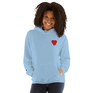 DON'T Embroidered Heart Hoodie