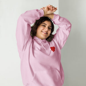 DON'T Embroidered Heart Hoodie