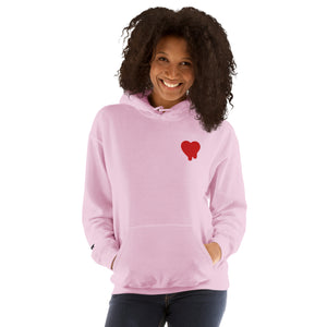DON'T Embroidered Heart Hoodie