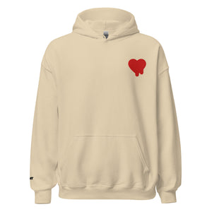DON'T Embroidered Heart Hoodie