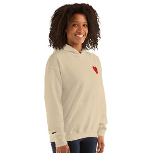 DON'T Embroidered Heart Hoodie