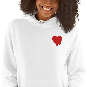 DON'T Embroidered Heart Hoodie