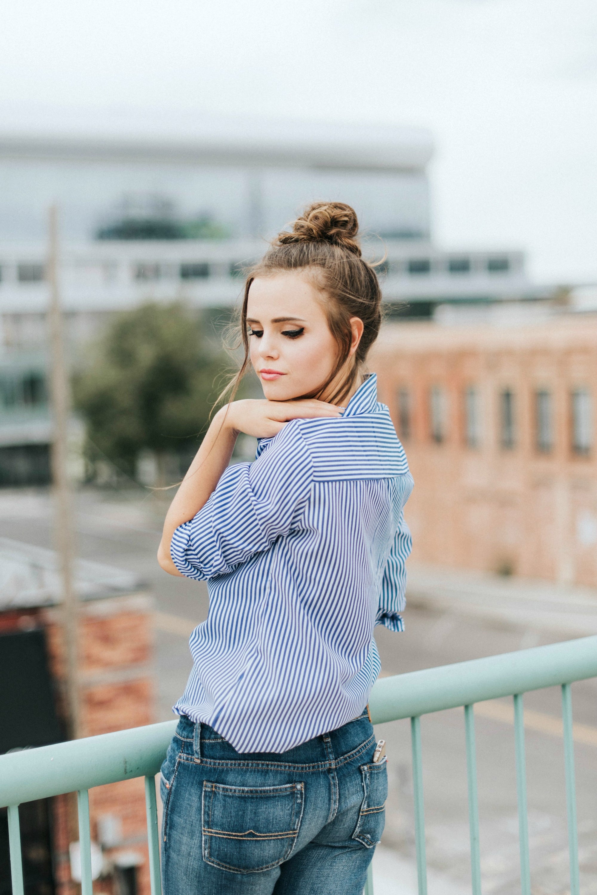 Striped Button Up