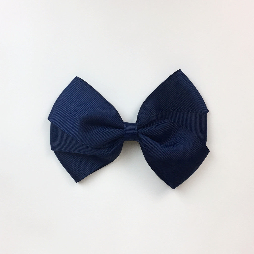 Navy Hair Bow Hairbow