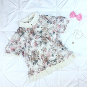 Coral Hair Bow